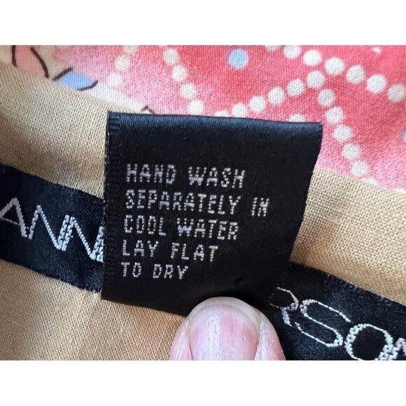 VTG Anne Carson WM LG Patchwork Boho Jacket Shacket Shirt Cottage Art To Wear - Picture 4 of 7